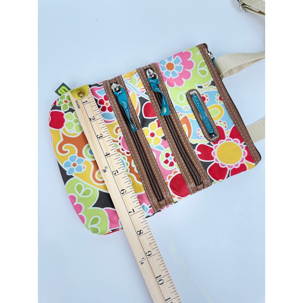 Lily Bloom Floral Print Crossbody Bag Multi Color Small Shoulder Bag/ Purse - Picture 10 of 12